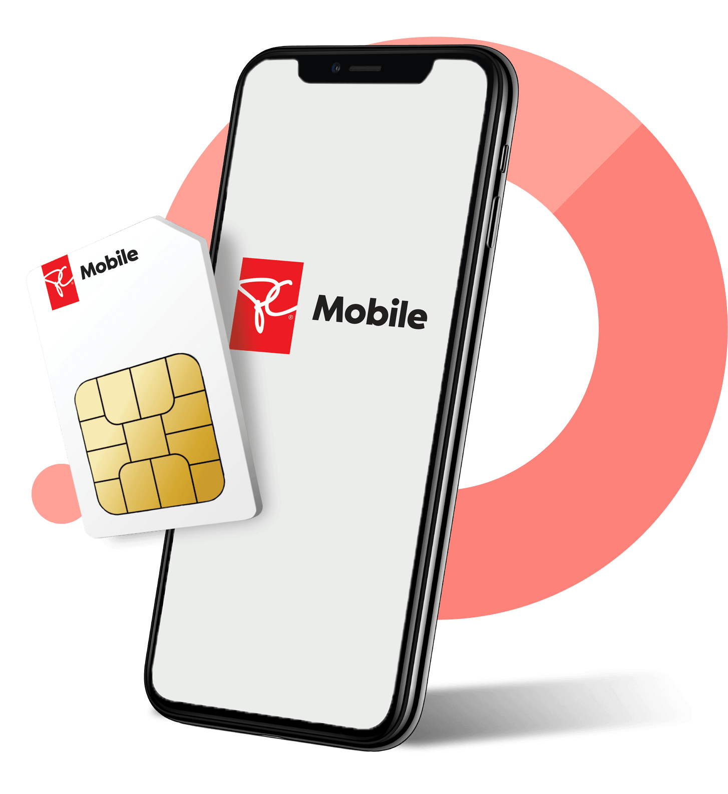 PC Mobile Phone and Sim Card