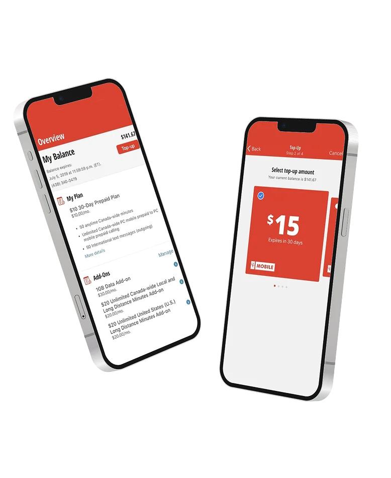 Top-Up with the My PC Mobile app